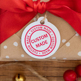 Custom Business Logo Company Red Zelfinktende Stempel