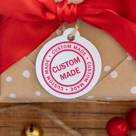 Custom Business Logo Company Red Zelfinktende Stempel