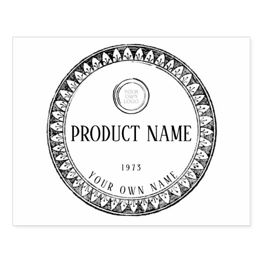 Custom Business Logo Company Rubberstempel (Afrduk)