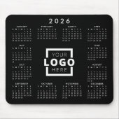 Custom Business Logo Corporate 2024 Calendar Muismat (Voorkant)