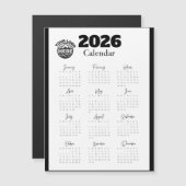 Custom Business Logo Corporate 2026 Calander (Voorkant / Achterkant)
