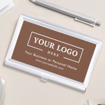 Custom Business Logo Corporate Brown