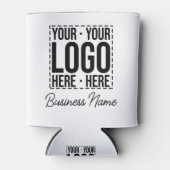 Custom Business Logo Corporate Company Modern Cool Blikjeskoeler (Voorkant)