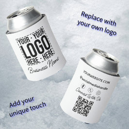 Custom Business Logo Corporate Company Modern Cool Blikjeskoeler