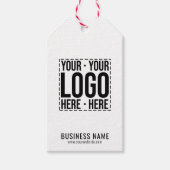 Custom Business Logo Corporate Company Modern Cool Cadeaulabel (Voorkant)