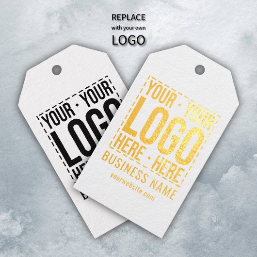 Custom Business Logo Corporate Company Modern Cool Cadeaulabels