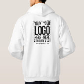 Custom Business Logo Corporate Company Modern Cool Hoodie (Achterkant)