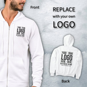Custom Business Logo Corporate Company Modern Cool Hoodie