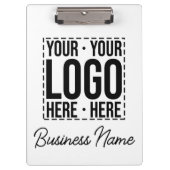 Custom Business Logo Corporate Company Modern Cool Klembord (Voorkant)
