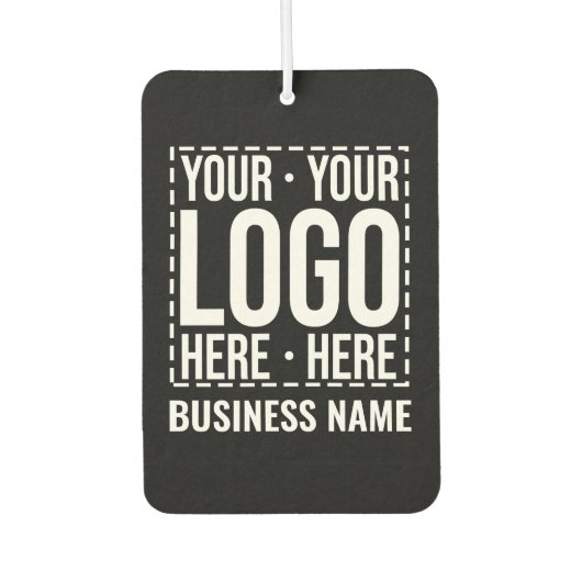 Custom Business Logo Corporate Company Modern Cool Luchtverfrisser (Voorkant)