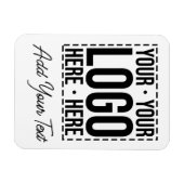 Custom Business Logo Corporate Company Modern Cool Magneet (Horizontaal)