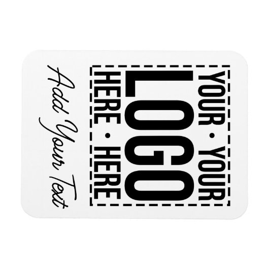 Custom Business Logo Corporate Company Modern Cool Magneet (Horizontaal)