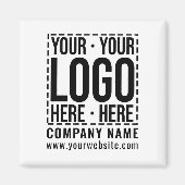 Custom Business Logo Corporate Company Modern Cool Magneet (Voorkant)