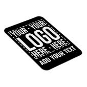 Custom Business Logo Corporate Company Modern Cool Magneet (Rechterzijde)