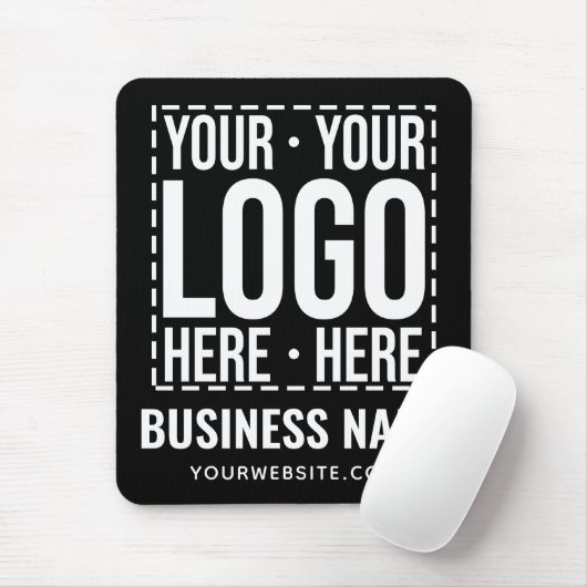 Custom Business Logo Corporate Company Modern Cool Muismat (Met muis)