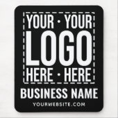Custom Business Logo Corporate Company Modern Cool Muismat (Voorkant)