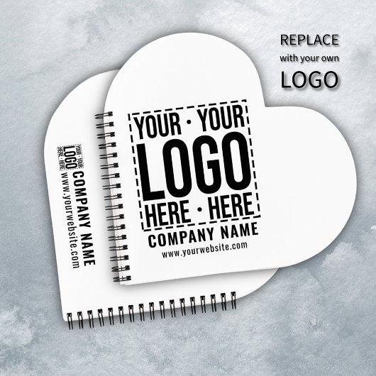 Custom Business Logo Corporate Company Modern Cool Notitieboek