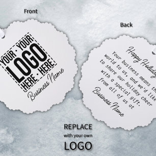 Custom Business Logo Corporate Company Modern Cool Ornament Kaart