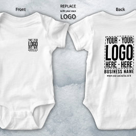 Custom Business Logo Corporate Company Modern Cool Romper