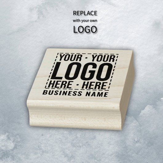 Custom Business Logo Corporate Company Modern Cool Rubberstempel