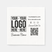 Custom Business Logo Corporate Company Modern Cool Servet (Voorkant)