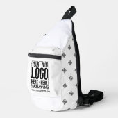 Custom Business Logo Corporate Company Modern Cool Sling Bag (Rechterhoek)