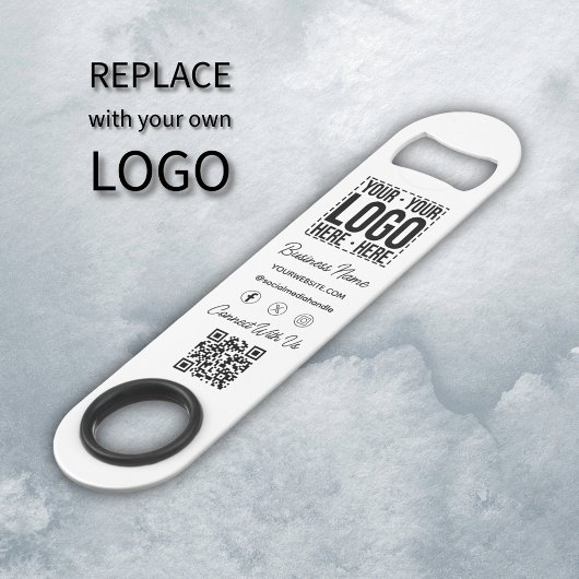 Custom Business Logo Corporate Company Modern Cool Speed Flessenopener