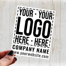 Custom Business Logo Corporate Company Modern Cool Sticker