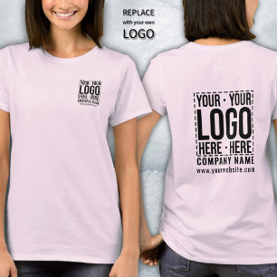 Custom Business Logo Corporate Company Modern Cool T-shirt