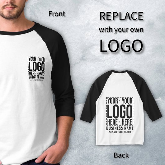 Custom Business Logo Corporate Company Modern Cool T-shirt