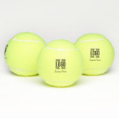 Custom Business Logo Corporate Company Modern Cool Tennisballen (Multi)