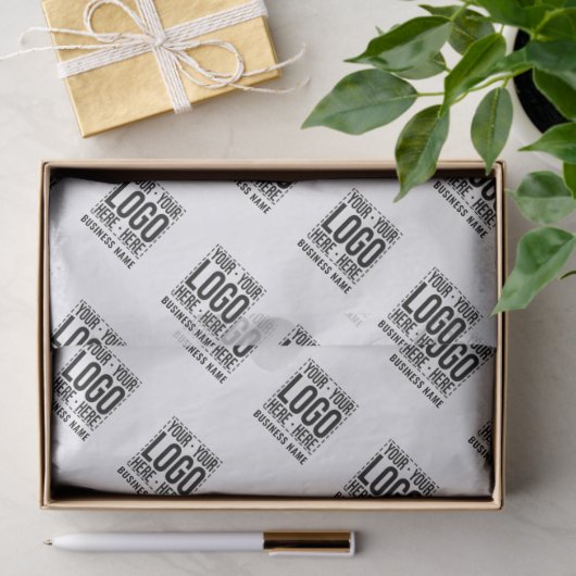 Custom Business Logo Corporate Company Modern Cool Tissuepapier (Geschenk)