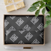 Custom Business Logo Corporate Company Modern Cool Tissuepapier (Geschenk)