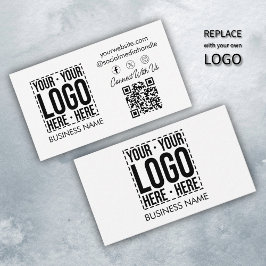 Custom Business Logo Corporate Company Modern Cool Visitekaartje