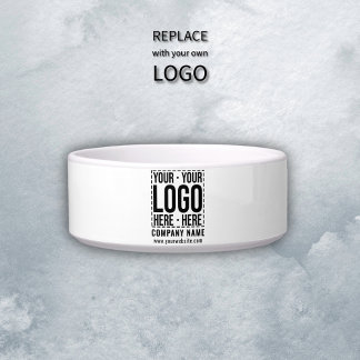 Custom Business Logo Corporate Company Modern Cool Voerbakje