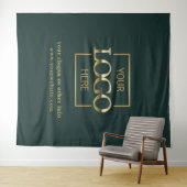 Custom Business Logo Corporate Event Backdrop Wandkleed (In Situ (horizontaal))