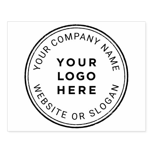 Custom Business Logo Corporate Large Rubberstempel (Afrduk)