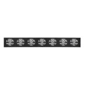 Custom Business Logo Corporate Marketing Modern Grosgrain Lint (Voorkant)
