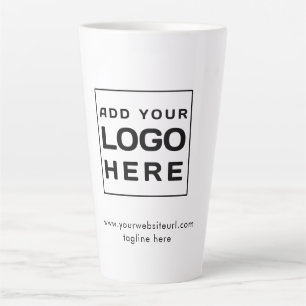 Custom Business Logo Corporate Swag Latte Mok