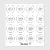 Custom Business Logo Custom-Cut Vinyl Sticker (Vel)