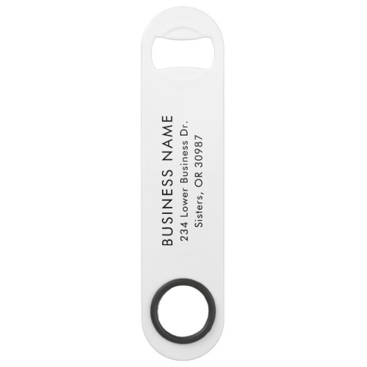 Custom Business Logo Custom Speed Flessenopener (Achterkant)