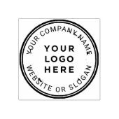 Custom Business Logo Dirty Grunge Rubberstempel (Afrduk)