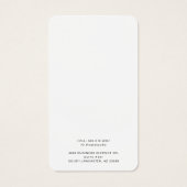 Custom Business Logo Earring Display Kaart (Achterkant)