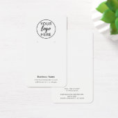 Custom Business Logo Earring Display Kaart (Bureau)