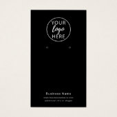 Custom Business Logo Earring Display Kaart (Voorkant)