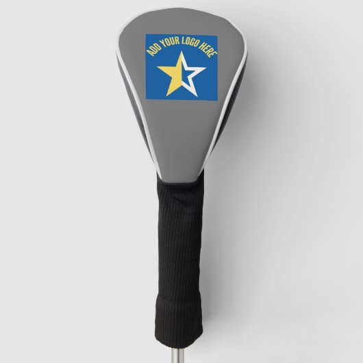 Custom Business Logo ed Golf Head-Hoesje Golfheadcover (Voorkant)