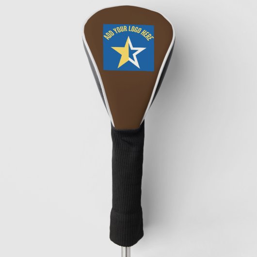 Custom Business Logo ed Golf Head-Hoesje Golfheadcover (Voorkant)