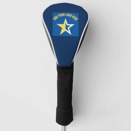 Custom Business Logo ed Golf Head-Hoesje Golfheadcover (Voorkant)