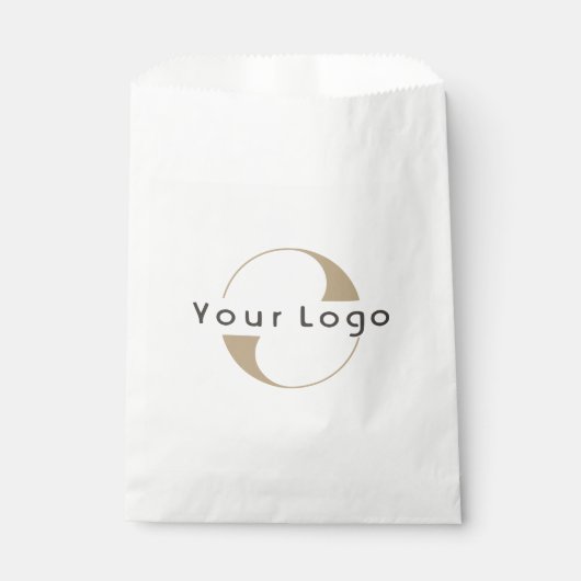 Custom Business logo Eenvoudige Merk Papier tas Bedankzakje (Voorkant)