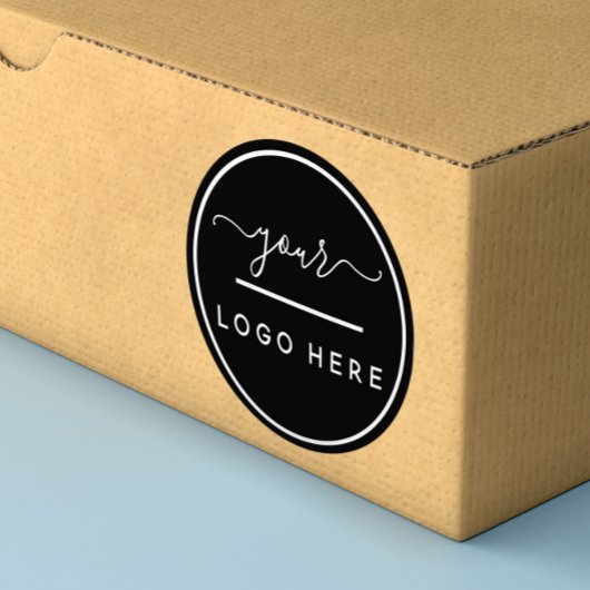 Custom Business Logo Eenvoudige Stickers